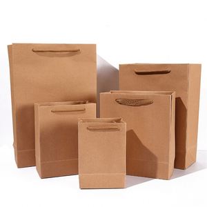 Sacs en papier kraft de luxe avec votre propre logo, sacs d'emballage en papier artisanal personnalisés de haute qualité - Product Image 6