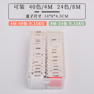 <span class=keywords><strong>Kit</strong></span> de <span class=keywords><strong>Hilos</strong></span> para Bordar, 120 Colores, Caja Organizadora, Codificación de Color <span class=keywords><strong>DMC</strong></span>, Punto de Cruz, Pulseras de la Amistad, Hilo 100% Poliéster - Product Image 4