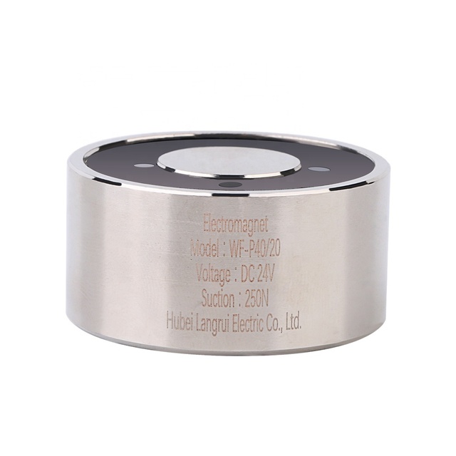 WF-P40/20 Suction 25KG 250N square Electromagnet Solenoid 24v Electromagnet square Electromagnet