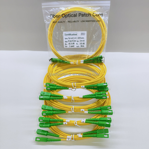 Indoor Use Duplex Fiber Optic Patch <b>Cable</b> with SC/APC 3M Single Mode Optical Fiber Patch Cord for <b>Communication</b> - Product Image 5