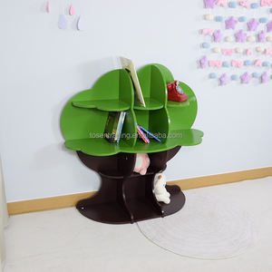 ชั้นวางหนังสือเด็กทรงต้นไม้ วัสดุไม้ สำหรับจัดเก็บและโชว์หนังสือ - Product Image 3