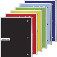 Organiseur/Planificateur MYWAY MW-402 A4 à spirale, couverture PP, pages intérieures vierges lignées horizontales, imperméable – Meilleures ventes