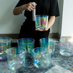 Crystal Healing ASMR Rainbow Singing Bowl per Sound Meditation Relief Pressure <span class=keywords><strong>carrozzeria</strong></span> migliora la pratica di meditazione - Product Image 2