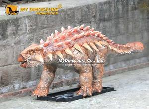 Sculpture de dinosaure grandeur nature en fibre de verre Ankylosaurus pour parc d'attractions My Dino - Product Image 5