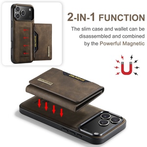 Étui <span class=keywords><strong>portefeuille</strong></span> magnétique 2-en-1 en cuir pour <span class=keywords><strong>iPhone</strong></span> 17 <span class=keywords><strong>Pro</strong></span> Max <span class=keywords><strong>14</strong></span> 15 16 Plus 17 Air avec porte-cartes, support et protection antichoc - Product Image 5