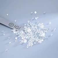 Diamants de laboratoire en vrac 0,003-0,05 ct, taille ronde, DEF VVS-VS, HPHT CVD, pour sertissage pavé - Vente en gros