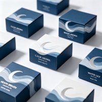 Boîte d'emballage en papier pour flacon d'huile essentielle avec logo en feuille d'argent, boîte à savon colorée personnalisée, boîte d'emballage pour cosmétiques