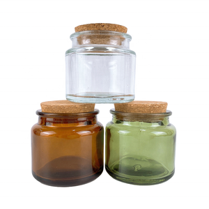 Tapón de Botella de Vidrio Transparente Color Ámbar Verde con Corcho Antiderrames para Botellas - Product Image 6