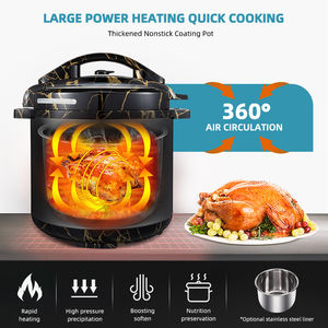 Pot sous vide à Texture marbrée 6L <span class=keywords><strong>8L</strong></span> 10L 12L, appareil de cuisine, multicuiseur à haute pression, prix de gros - Product Image 4