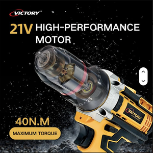 Taladro de Impacto Inalámbrico Multifuncional de 21V con Velocidad Variable y Portabrocas sin Llave, con Accesorios DIY, OEM ODM DM-3 DM-3 - Product Image 5