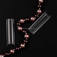NADECO 360PCS XXL Long Nail Tips Demi-Couverture Sans Courbe en C Mat Effilé Carré Extension Gel Ongles 12 Tailles
