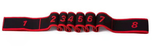 Custom Logo Multi-segment Flexibility Elastic Training <b>Bands</b> Gym <b>Workout</b> Dance Pull Belt Yoga Stretch Strap - Product Image 6