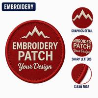 Patchs brodés thermocollants 3D Nature Extérieure certifiés CE, motifs variés Montagne Coucher de soleil, pour chapeaux, sacs de voyage, vêtements et ornements