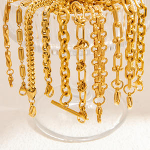 Pulsera de Acero de Titanio para Mujer, Resistente a la Decoloración, Chapada en Oro de 18K, Joyería de Cadena de Lujo Ligero, Dropshipping Shopify - Product Image 3