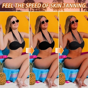 Crema Acceleratrice Abbronzatura 100g, Gel Dorato, <span class=keywords><strong>Olio</strong></span> di Carota per Lettini Solari, Booster Avanzato con Ingredienti Naturali, Per Uso Personale - Product Image 4