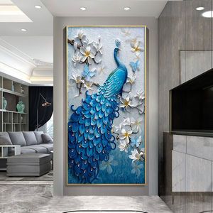 Decoración <span class=keywords><strong>de</strong></span> hotel <span class=keywords><strong>de</strong></span> porche moderno, imagen impresa, <span class=keywords><strong>diamantes</strong></span> <span class=keywords><strong>de</strong></span> aluminio, cristal, porcelana, pintura, lienzo, arte <span class=keywords><strong>de</strong></span> pared <span class=keywords><strong>de</strong></span> cristal - Product Image 5