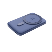 Batterie externe portable ultra-mince à charge rapide 2026 pour téléphone portable, chargeur sans fil pour iPhone, écouteurs, montre connectée, facile à transporter