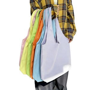 Sac en coton grande capacité en gros d'usine, sac fourre-tout en <span class=keywords><strong>toile</strong></span> personnalisé pour la promotion des magasins - Product Image 2