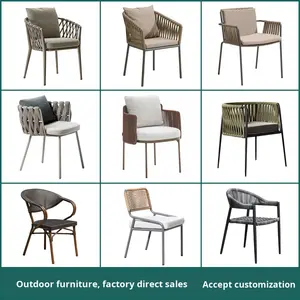 Juego de Mesa y Sillas de Aluminio para Exteriores Ainopm Nordic Leisure AN-HW-0301, para Patio, Cafetería, Jardín, <span class=keywords><strong>Terraza</strong></span>, Balcón - Product Image 6