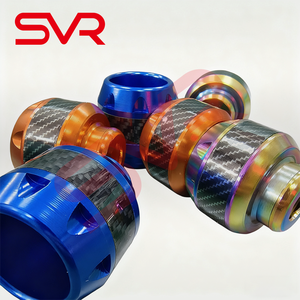 Bobines de bras oscillant en fibre de carbone Tornasol de haute qualité et décoration de tasse de fourche avant couleur bleue avec décalcomanie pour <span class=keywords><strong>moto</strong></span> - Product Image 4