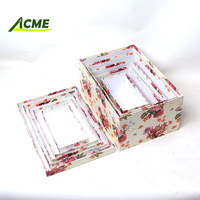 Boîtes cadeaux rigides en carton recyclé de luxe avec logo personnalisé et motif floral, fermeture magnétique, options de taille, finition mate/brillante, pour thé