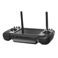 SIYI MK32 7 Inci 1000nit Stasiun Genggam Darat 15KM 1080P Video Ganda untuk Drone UAV UGV