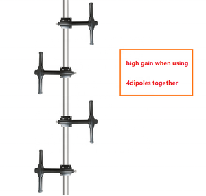 Antena de Estación Base Dipolo Yagi de Alta Ganancia 10dBi 15dBi 136-174MHz 400-470MHz VHF UHF para Exteriores con Conector N-Hembra - Product Image 5