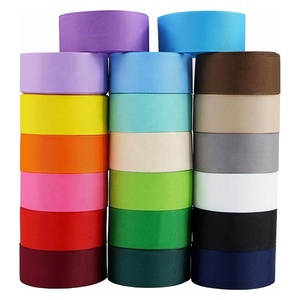 Pita Grosgrain Solid Premium Warna-warni 1 Inch 25mm Langsung dari Pabrik Grosir untuk Pembungkus Kado, Karangan Bunga, dan Acara Baby Shower - Product Image 1