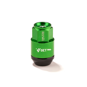 Getitall Lug Nuts 42mm 19mm Hex 14x1.5mm Green Aluminum Alloy For <b>Wheel</b> <b>Replacement</b> - Product Image 4