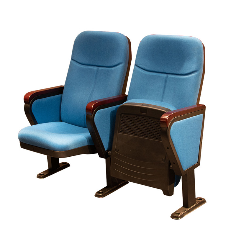 Plastic-shell auditorium chair (small curved tube) CH-001