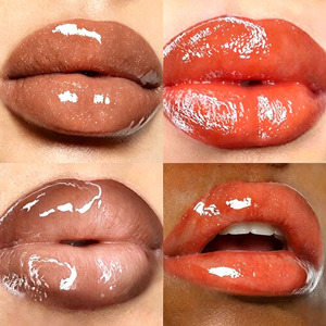 Gloss repulpant pour les lèvres en seringue à marque privée, effet verre extrême, transparent, en gros - Product Image 3