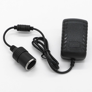 Adaptador de Corriente para Auto Rey.1 12V 2A, Convertidor para Encendedor de Cigarrillos, para Cámara de Coche, Ventilador, Refrigerador, Cable de 1M, Disipación de Calor - Product Image 1