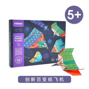 Mideer MD4126 <span class=keywords><strong>Origami</strong></span> Enfants Amusant DIY Cartes Colorées Avion en Papier pour Enfants de 3 Ans - Product Image 5