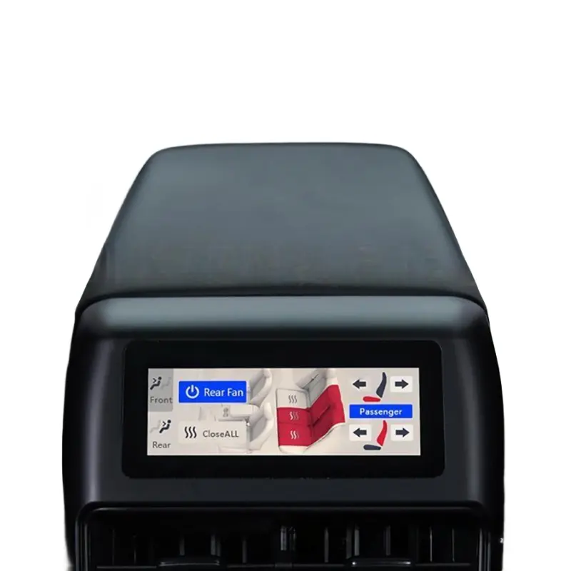 Monitor mobil nirkabel, monitor mobil IPS HD 2024 inci multifungsi kontrol, layar sentuh mini 4.6 inci untuk tesla model 3/y