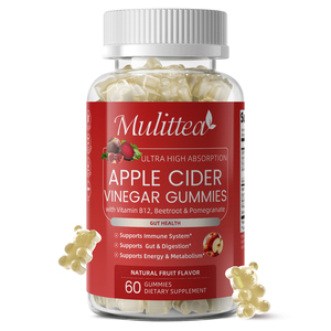 Gomitas de Vinagre de Sidra de Manzana Halal para un Vientre Plano, Sin Azúcar, Envío Gratuito, Gomitas de Vinagre de Sidra de Manzana Keto Altas en Proteínas para Adelgazar - Product Image 1