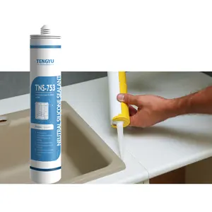 Anti cetakan tahan air netral Shower silikon dempul Sealant untuk dapur dan mandi Caulking