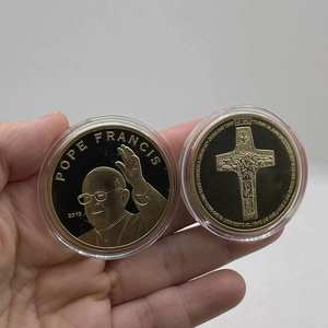 Moneda de Oro con la Imagen de Juan II, Recuerdo de Polonia, Moneda de Plata Chapada en Plata, para Colección y Regalos - Product Image 1