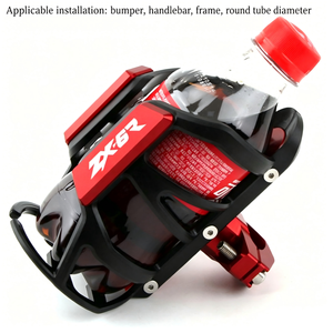 Compatible avec tous les modèles - Kawasaki Ninja 400/Z400, barre de protection en aluminium et <span class=keywords><strong>porte</strong></span>-<span class=keywords><strong>bouteille</strong></span> d'eau, accessoires de modification universels - Product Image 6