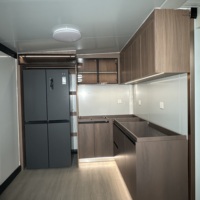 Maison préfabriquée moderne pliable et mobile de 20/40 pieds, 2 à 5 chambres, en vente, bureau extensible, cuisine, conteneur habitable