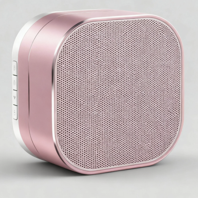 Tiny 3D NFC RGB LED Metal Speaker for 5.3 Battery Powered Hi-Fi Wireless Built-in Mic for Kids Outdoor Use High Quality