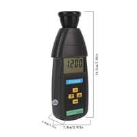 Tachometer Strobo Jangkauan Luas Pengukur Kecepatan Digital Detektor Kecepatan Motor LED Flash DT2240B Perlindungan IP65 -20C 50C Pabrik