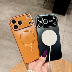 Nueva Funda Magnética con Parte Trasera de Vidrio Esmerilado para iPhone 17 Pro Max 16 15 14 13, Protector de Lente de Cámara - Product Image 2