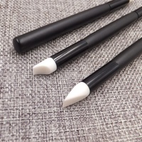 Ensemble de 3 brosses à ongles en silicone personnalisées en usine, à tête simple et double