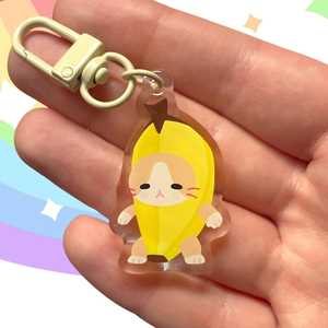 OEM ODM Figuras de Acrílico de Gatos Meme de Internet Adorables y Divertidos, de 1.5 Pulgadas, con Resina Epoxi, incluyendo <span class=keywords><strong>Gato</strong></span> Plátano, <span class=keywords><strong>Gato</strong></span> Manzana, <span class=keywords><strong>Gato</strong></span> Rana y <span class=keywords><strong>Gato</strong></span> Esmoquin - Product Image 2