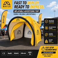 Carpa Inflable Impermeable para Ferias Comerciales, con Logotipo Personalizado, Carpa Hermética, Exhibición de Marca, Marketing para Exposiciones al Aire Libre