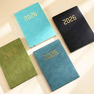 2026 A5 Logo bloc-notes de poche en cuir PU journal carnet de notes personnalisé bande élastique couverture rigide planificateur Journal cahier - Product Image 2