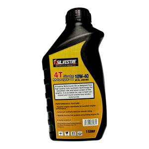 Silvestre น้ำมันเครื่อง1L 10W-40 4T สังเคราะห์ประสิทธิภาพสูงสำหรับเครื่องยนต์ทั่วไปทุกฤดูกาล