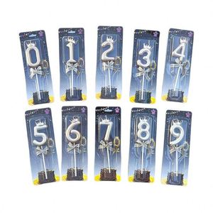 Velas Personalizadas con Números del 0 al 9 para Cumpleaños, Corona Dorada, Navidad, San Valentín, Velas para Fiestas - Product Image 2