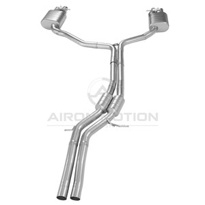 Convient aux Audi S6/S7/<span class=keywords><strong>RS6</strong></span>/RS7, échappement arrière en acier inoxydable avec soupape arrière, améliore les performances et un son agressif. - Product Image 4