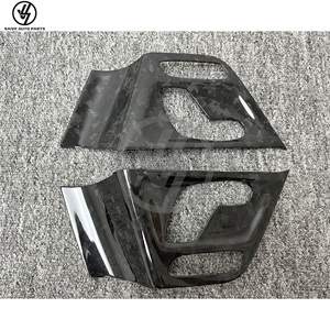 Pegatina de Fibra de Carbono con Acabado Brillante para el Panel Interior de la Puerta, Compatible con Mercedes Benz Clase G W464 G500 G63 2019-2024, Marco Interior del Vehículo - Product Image 3